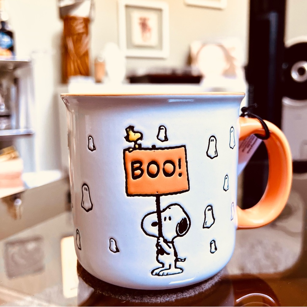 Peanuts Snoopy, Woodstock and Ghosts "Boo" Mug
